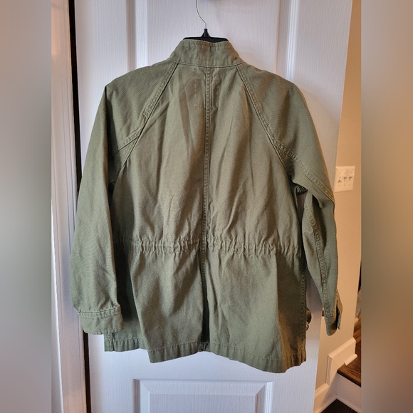 Madewell Northover Utility Jacket Regular Fit Cotton Desert Olive Size Small - Picture 8 of 15
